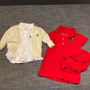Ralph Lauren Polo/Preppy Set - 6 mos